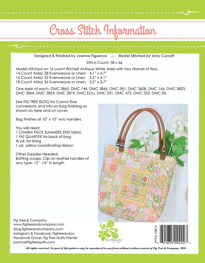 Spiky Rose Cross Stitch Pattern