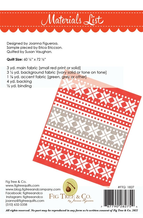 Christmas Sweater Quilt Pattern