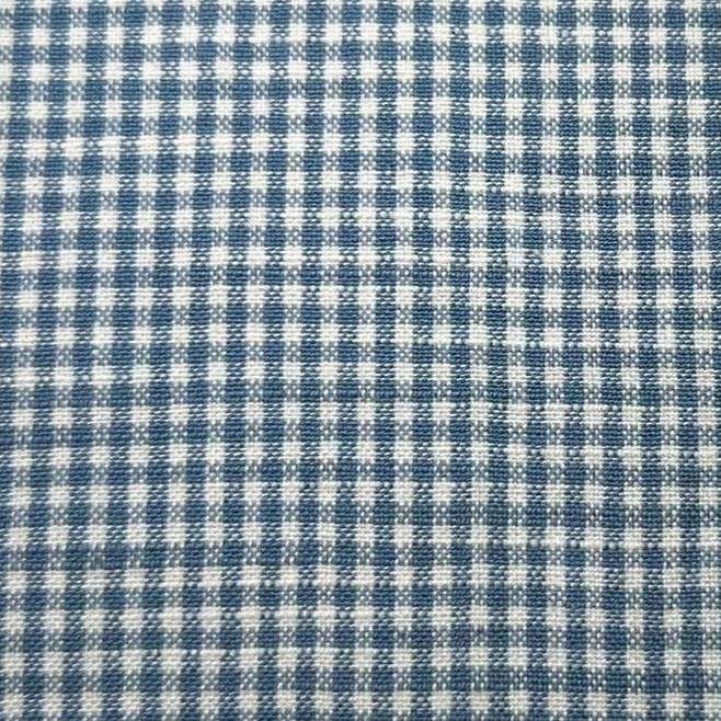 Diamond Textiles: Farmhouse Mini Check Chambray Blue (10598)