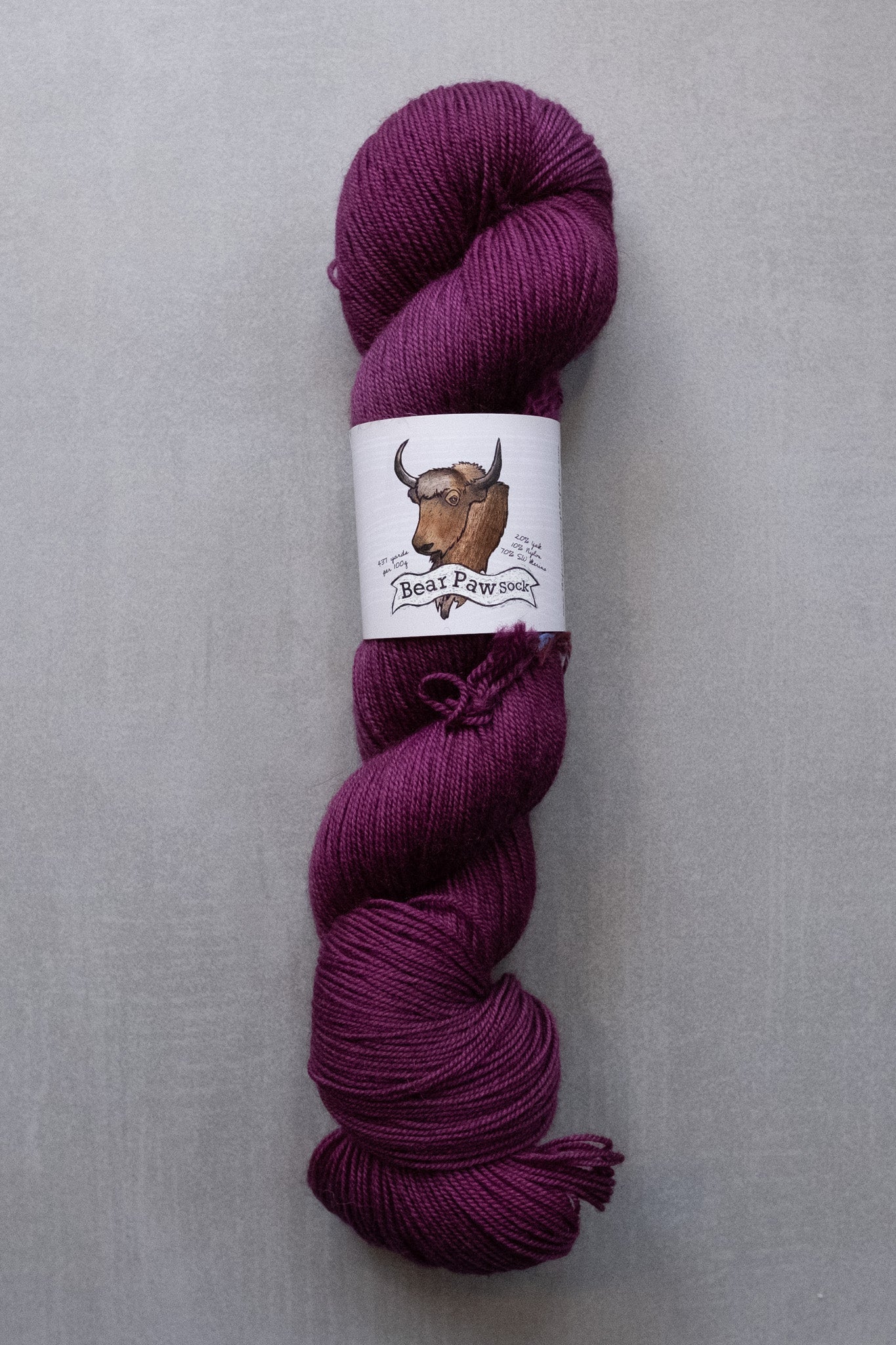 Bear Paw Sock - The Farmer's Daughter Fibers