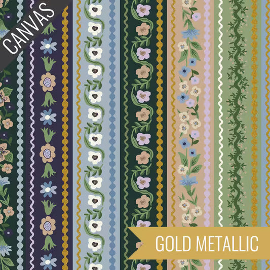 Gracie: Gemma in Cool Metallic Canvas