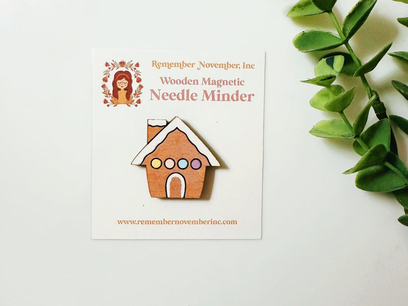 Gingerbread House Needle Minder