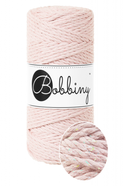 Bobbiny - 3mm 3 ply Cotton Macrame Rope