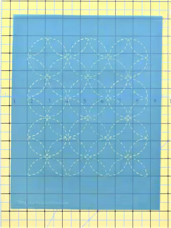 Full Line Stencil Sashiko Stitch in Multiple Designs