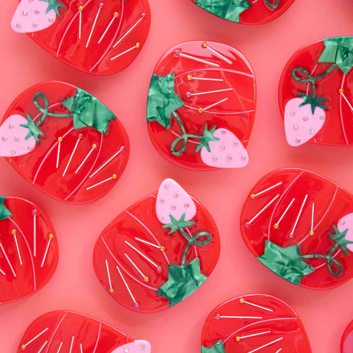 Sarah Hearts: Sewing Tomato Pincushion French Barrette