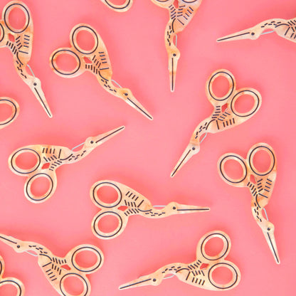 Sarah Hearts: Stork Scissors Hair Clip