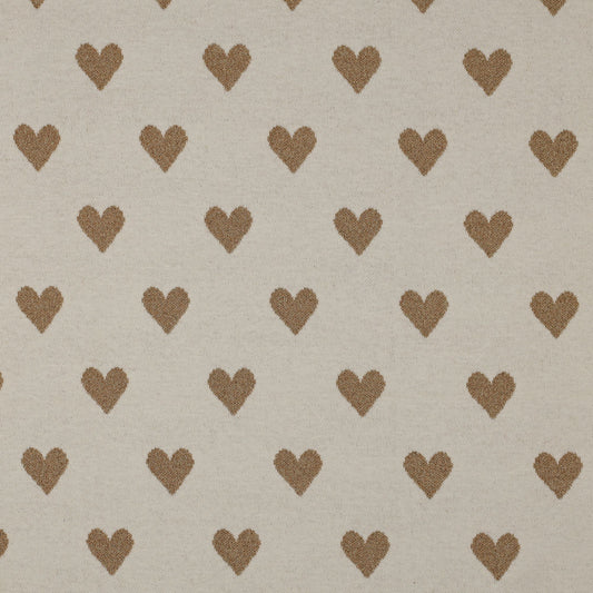 Knitted Jacquard Lurex Hearts