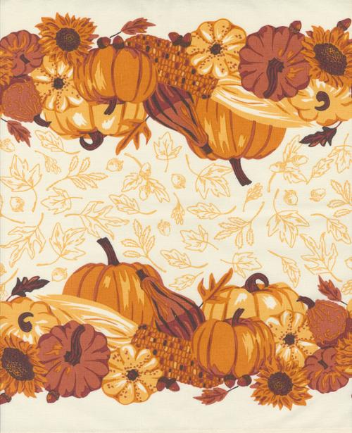 Classic Retro Toweling: Holiday Harvest Pumpkin