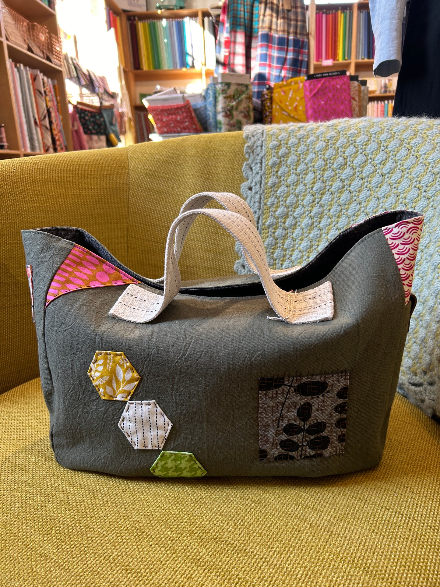 Embellished Storage Tote w/ Kam