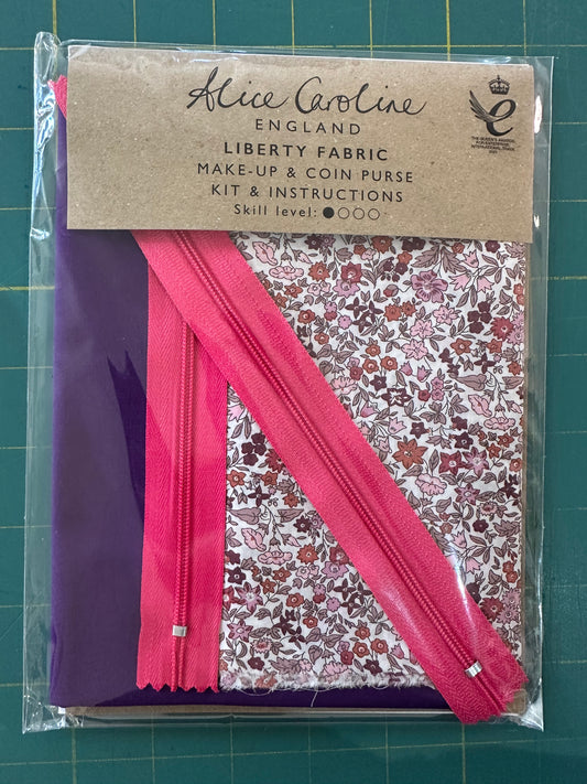 Liberty Tana Lawn: Make-Up & Coin Purse Kit