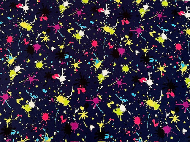 100% Cotton Oxford - A (Paint Splash)
