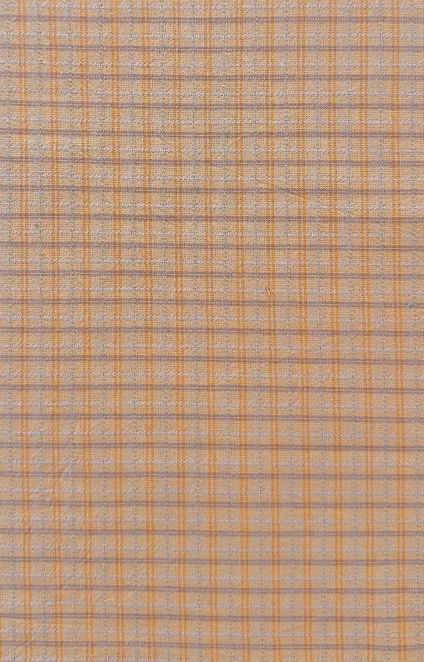 Cotton Dobby Plaid in Honey