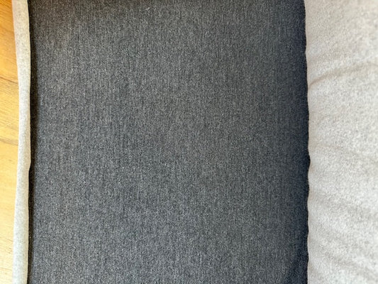 Bamboo/Merino Stretch Fleece in Charcoal Mix