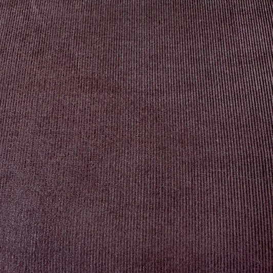 Solid 21 Wale cord by Asano in Chocolate