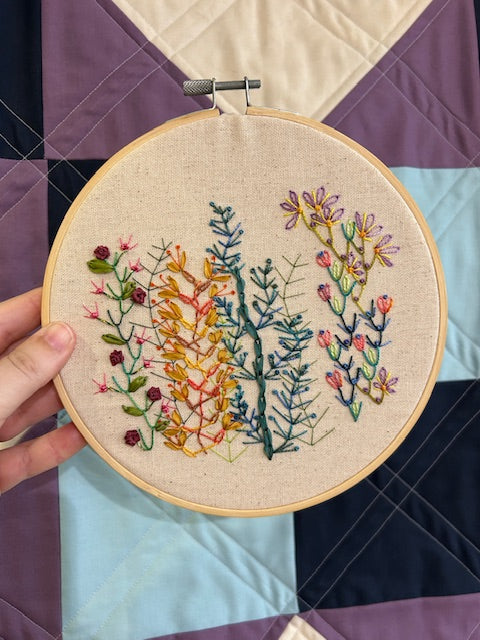 Intermediate Botanical Embroidery w/ Mary Lee