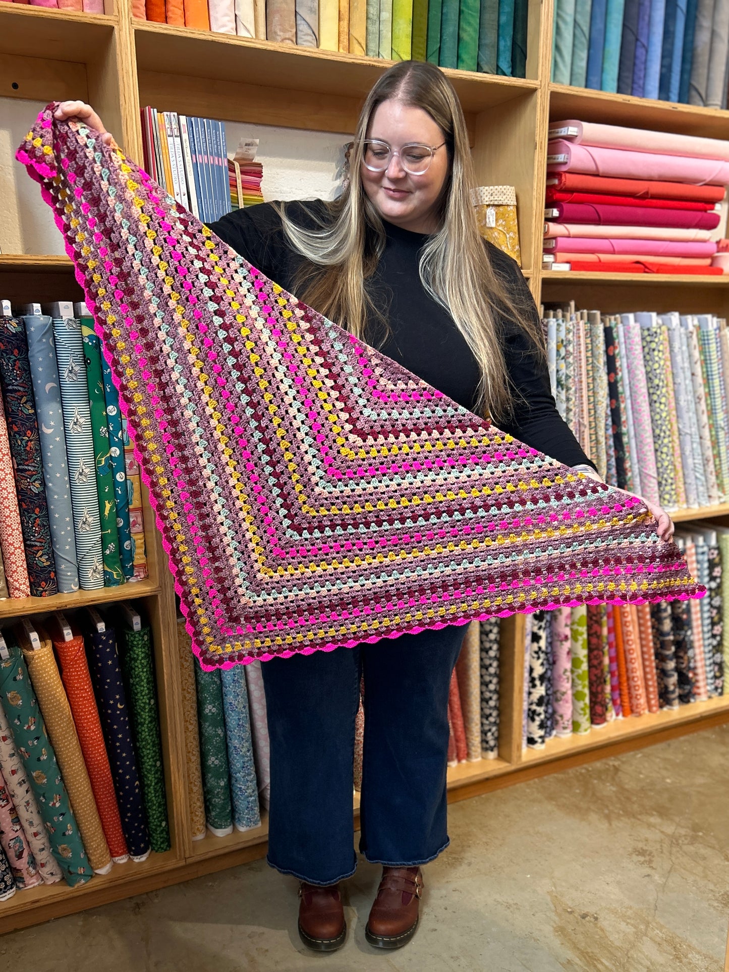 Crochet Le Triangle Shawl w/ Rachael