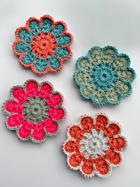 Crochet Retro Coasters w/ Rachael