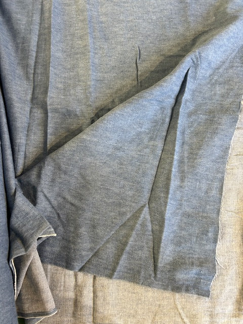 Hemp/Organic Cotton Denim: Light Blue, 6 oz.