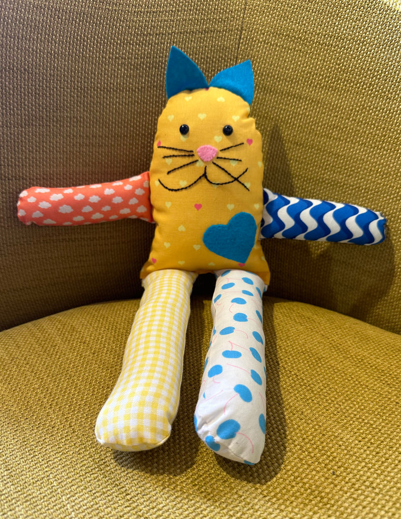 Kids Sewing: Crazy Stuffed Cat w/Kathy