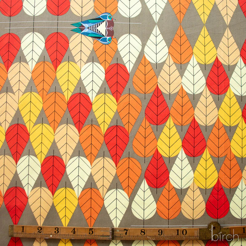 Charley Harper Poplin: Octoberama Lake