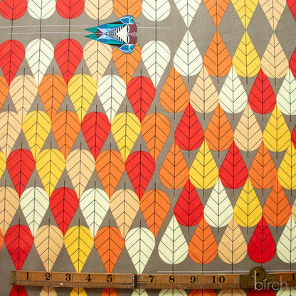 Charley Harper Poplin: Octoberama Lake