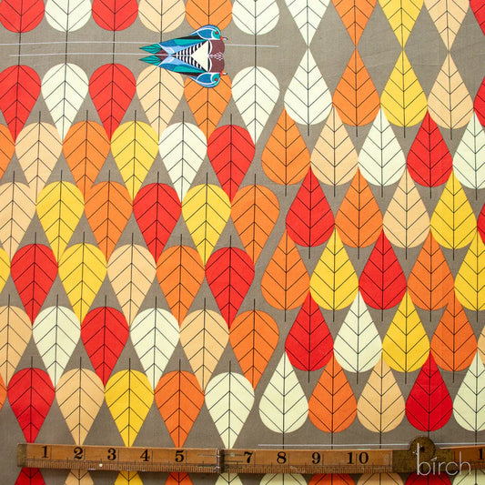 Charley Harper Poplin: Octoberama Lake