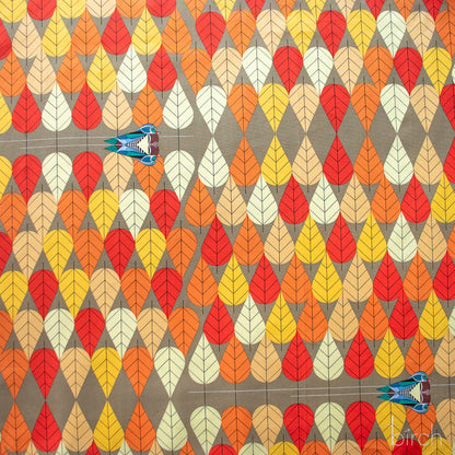 Charley Harper Poplin: Octoberama Lake