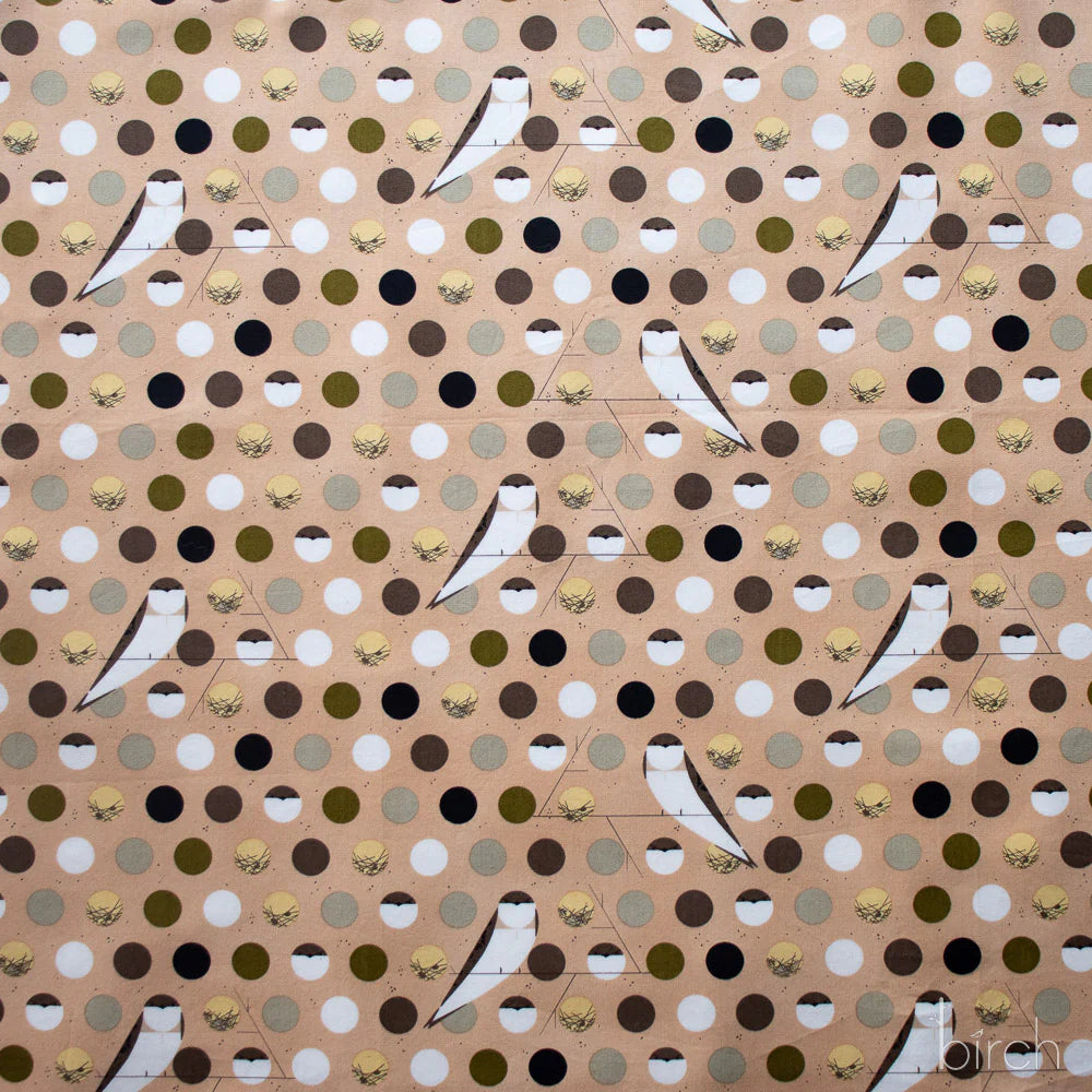Charley Harper Poplin: Bank Swallow