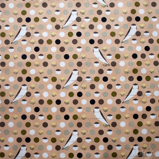 Charley Harper Poplin: Bank Swallow