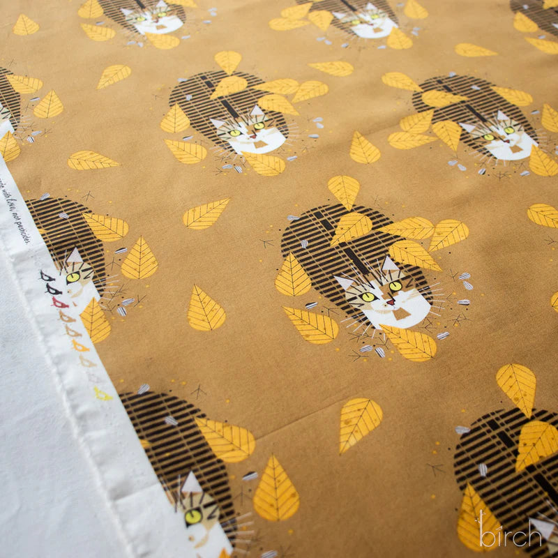 Charley Harper Poplin: Birdwatcher