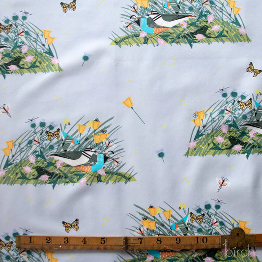 Charley Harper Poplin: Small Once There Was A Field