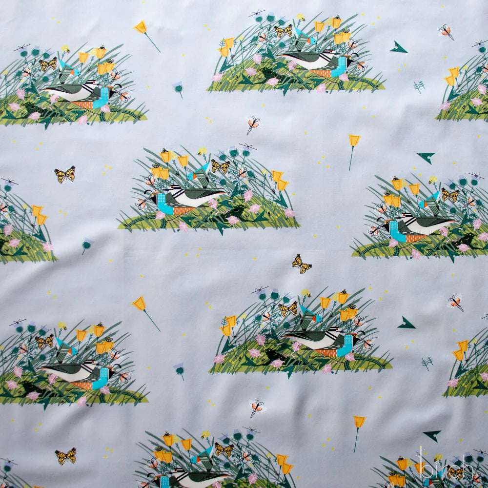 Charley Harper Poplin: Small Once There Was A Field