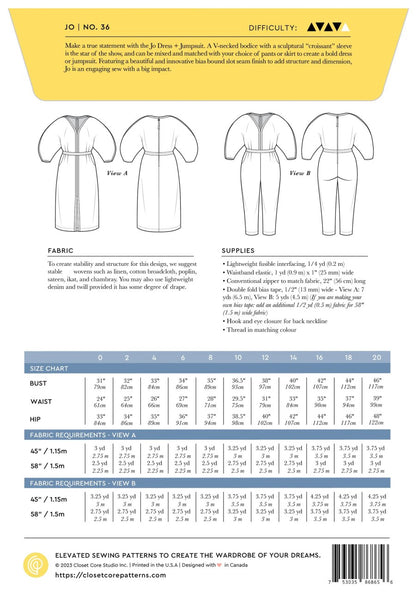 Closet Core: Jo Dress & Jumpsuit