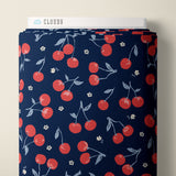 Jubilant: Cherries in Navy