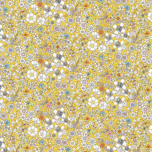 Liberty Tana Lawn - June's Meadow (C - Mustard)