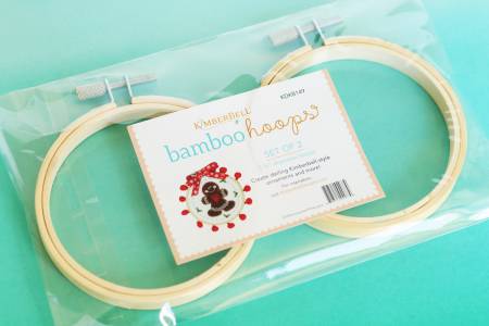Set of 2 3.5" Wooden Embroidery Hoops