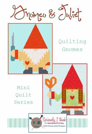 Gnomeo & Juliet Quilting Gnomes - Mini Quilt Series