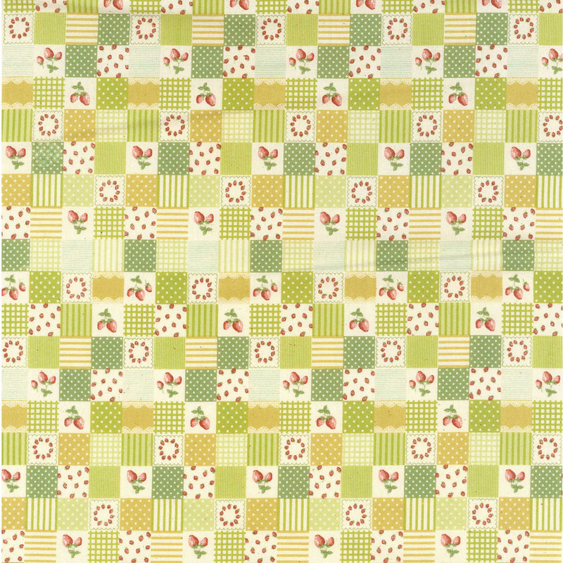 Little Berry Berry - Patchwork in Green