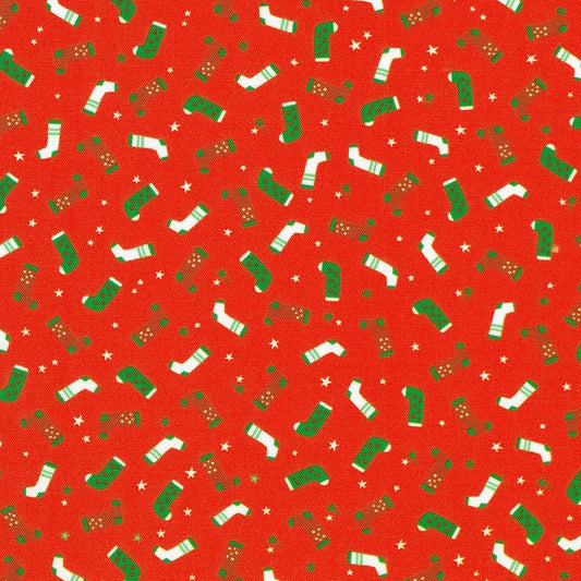 Tiny Tidings - Christmas Stockings in Garnet