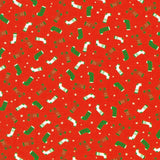Tiny Tidings - Christmas Stockings in Garnet