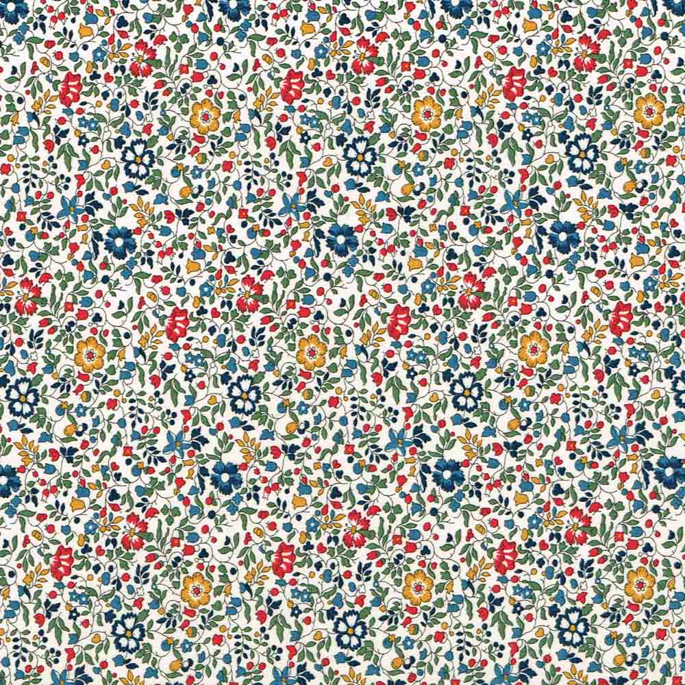 Liberty Tana Lawn - Katie and Millie (A - Blue & Red)