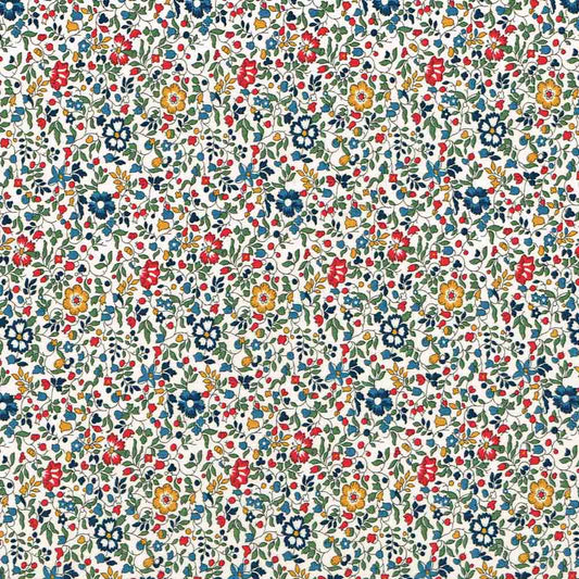 Liberty Tana Lawn - Katie and Millie (A - Blue & Red)