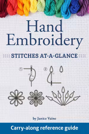 Hand Embroidery Stitches At-A-Glance Pocket Guide by Janice Viane