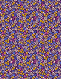 Boho Blooms: Floral Burst in Dark Purple