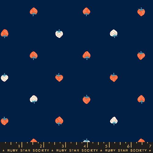 Strawberry: Lawn in Navy