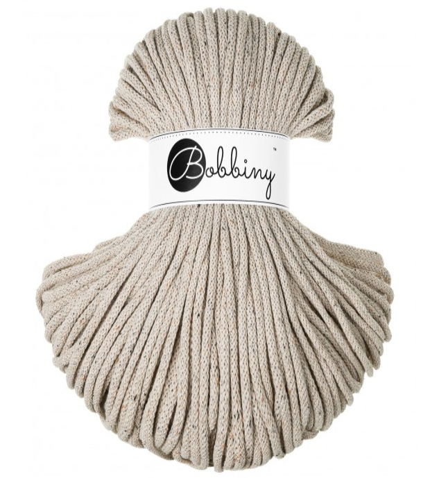 Bobbiny Premium - Cotton Macrame Cord (5mm) - 100m