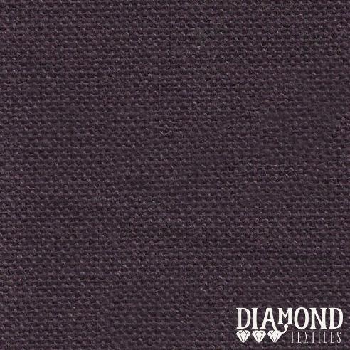 Diamond Textiles: Heavy Weight Monk's Cloth in Eggplant
