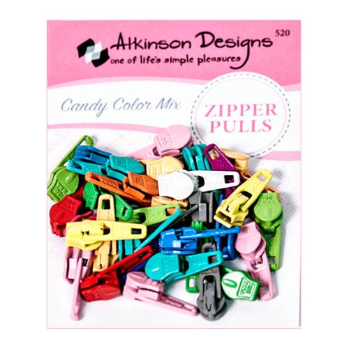 Candy Color Zipper Pulls