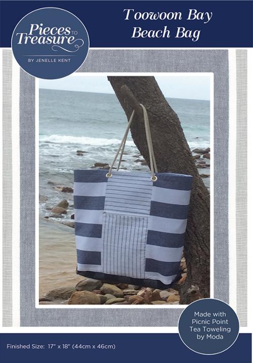 Pieces To Treasure: Toowoon Bay Beach Bag Pattern