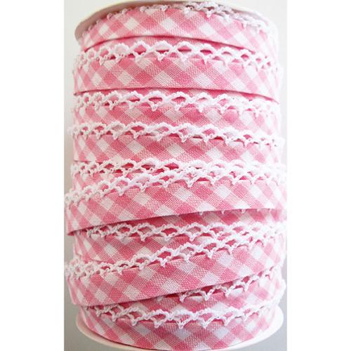 Crochet Edge Double Fold Bias Tape - Multiple Varieties